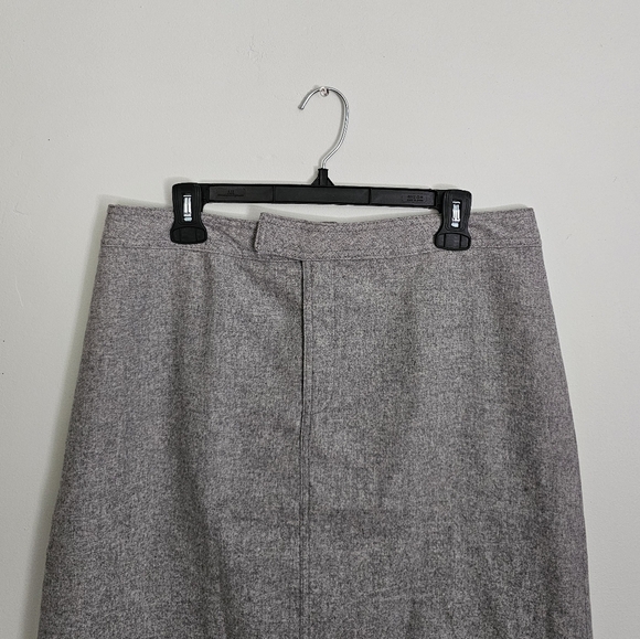 J. Crew Gray Wool Blend Mini Skirt - Picture 2 of 6